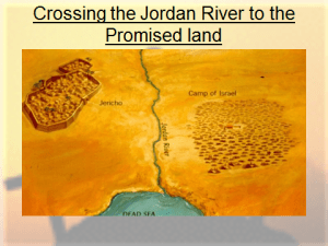 crossing the Jordan