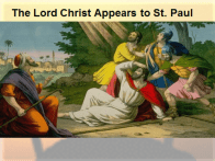 Lord appears to Paul