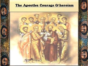 The Apostles courage