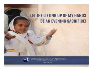 Lifting of hands-